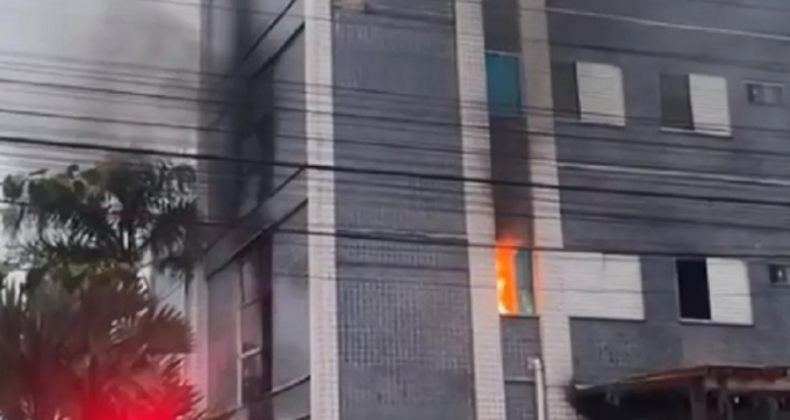 Bombeiros informam que incêndio em hotel pode ter sido criminoso.