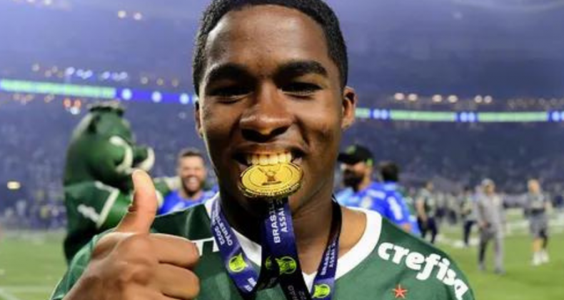 Palmeiras vende Endrick ao Real Madrid por quase R$ 400 milhões.