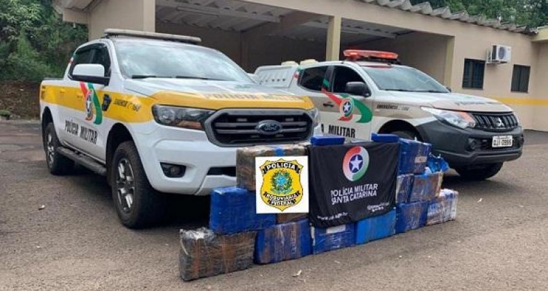 Jovem é detido com 195 kg de maconha em rodovia do Oeste.