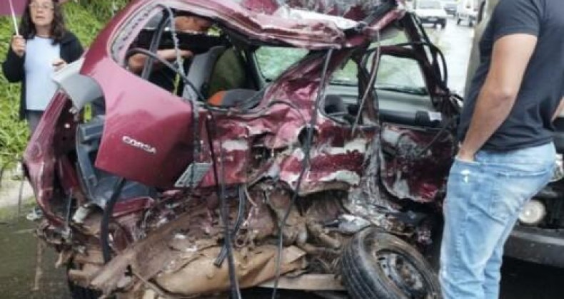 Acidente grave deixa duas pessoas em estado grave na BR-280.