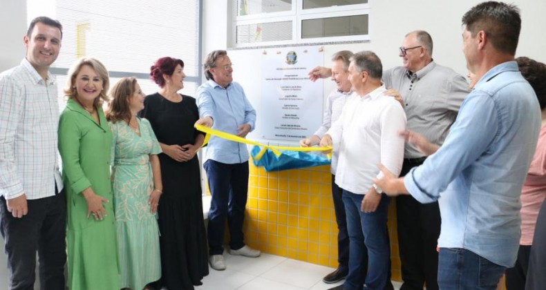 É inaugurada a  nova creche no Loteamento Nosso Sonho em Maravilha.