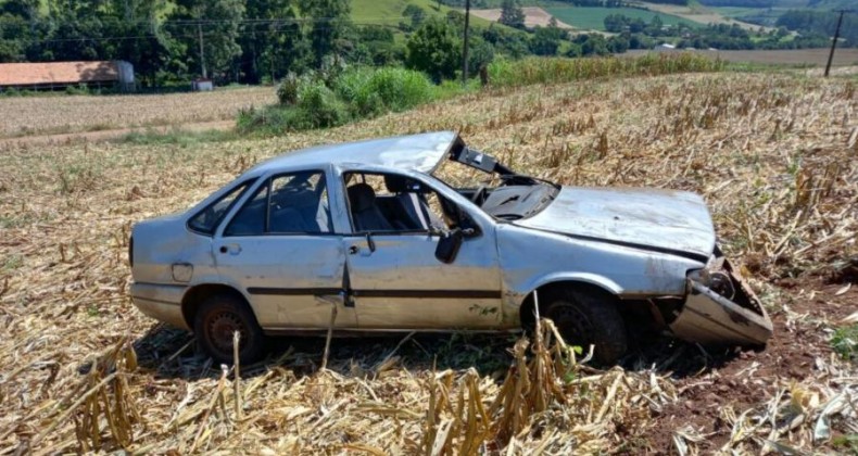 GRAVE: Criança fica gravemente ferida em acidente na SC-160, no Oeste.