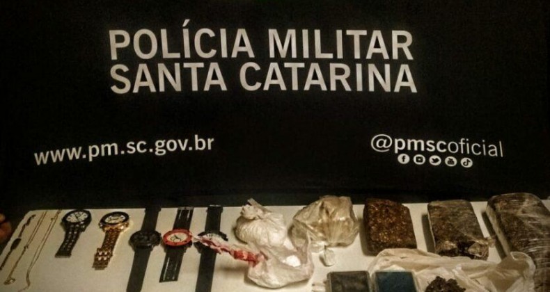 Três homens são presos por tráfico de drogas em Xanxerê.