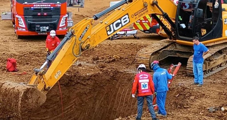 Identificado o trabalhador que morreu soterrado em obra no Oeste de SC.