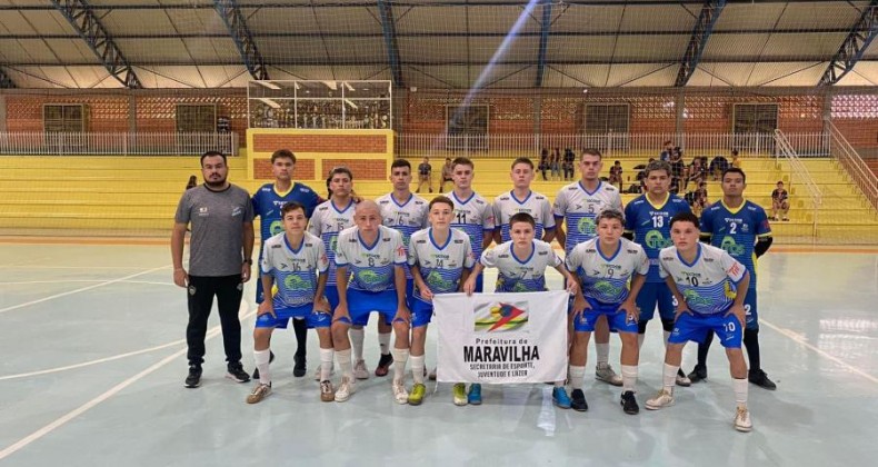 Sub-17 de Maravilha estreia na Liga Catarinense de Futsal.