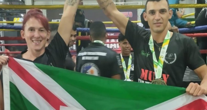 Atleta Pinhalense garante vaga no mundial de Muay Thai.
