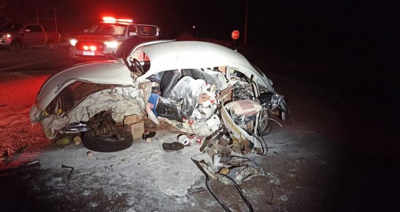 Idoso morre após acidente envolvendo três carros no Oeste de SC.
