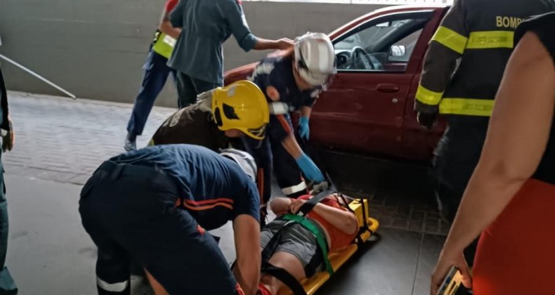 Acidente de trânsito em Maravilha deixa uma pessoa ferida.