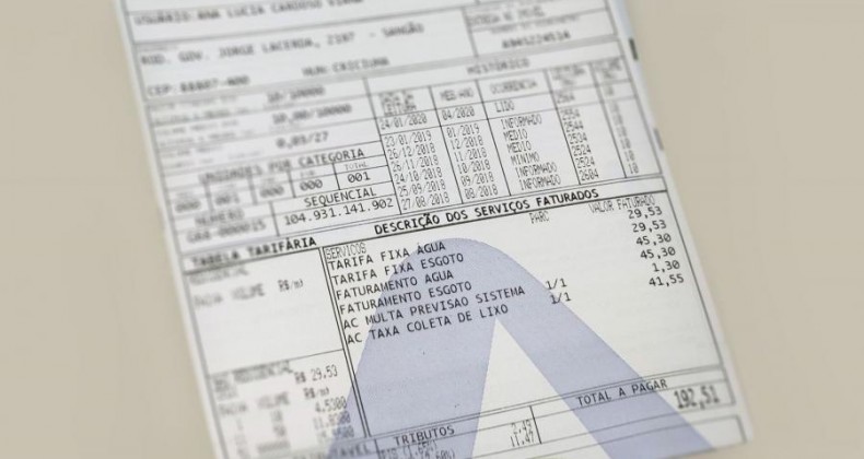 Conta de água e esgoto em SC ficará 6,35% mais cara em julho.
