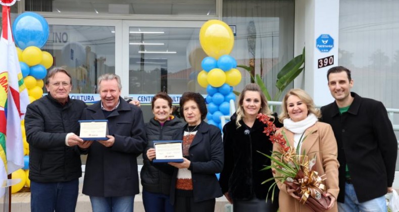 Centro Municipal de Cultura Francisco Gialdi é inaugurado em Maravilha.