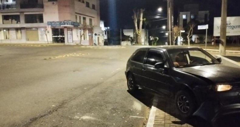 Motorista foge do local depois de causar acidente em Xanxerê.