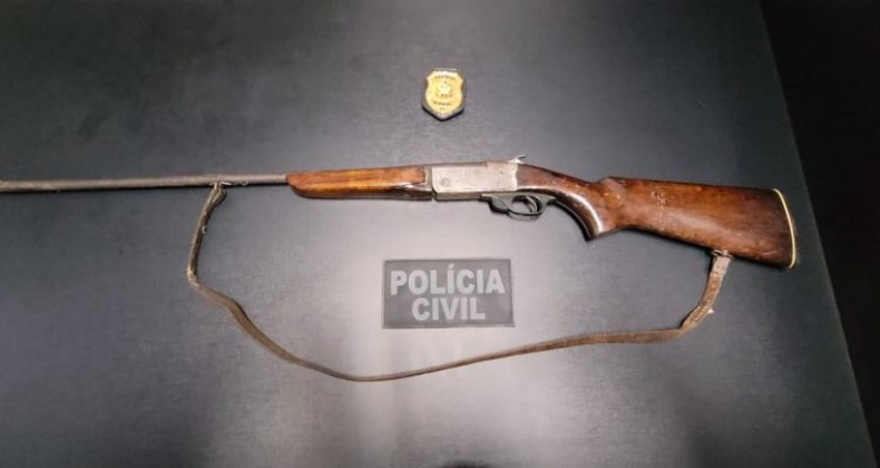 Homem é preso por posse irregular de arma de fogo em Nova Erechim.