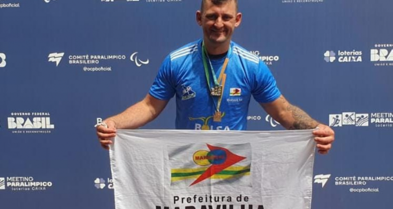 Maravilhense Leandro Cybulski bate recorde brasileiro de atletismo.