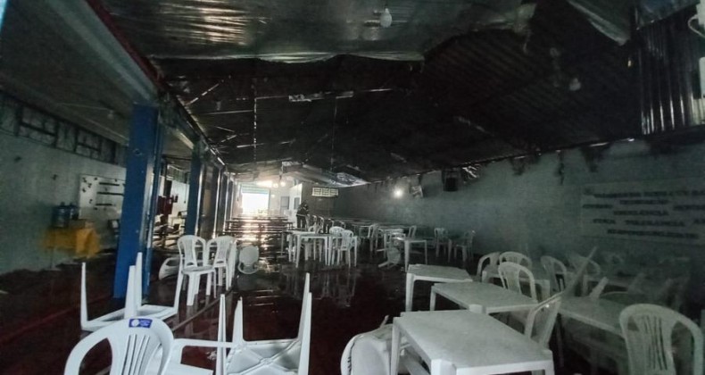 Refeitório de Escola pega fogo em Maravilha.