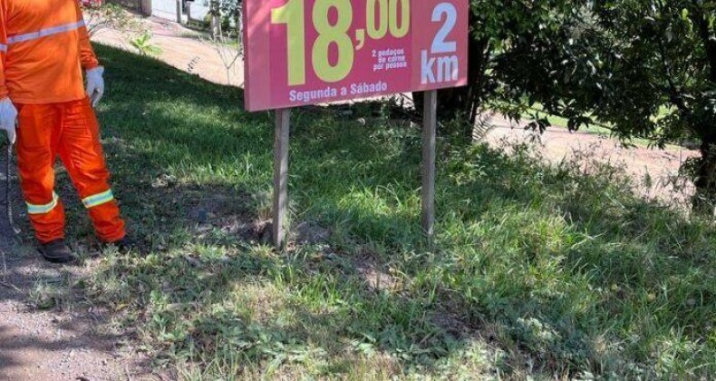 Dnit vai remover publicidade irregular em rodovias federais no Oeste.