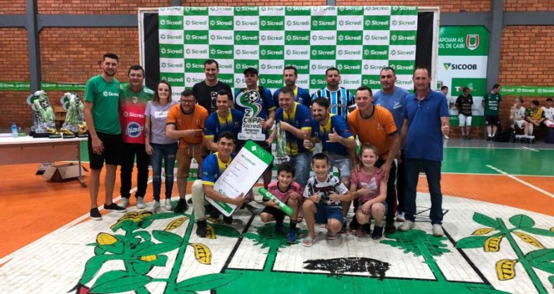 Maravilha conquista a Taça Amerios de Futsal na categoria veteranos.