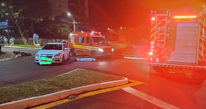 Motociclista morre em colisão contra veículo de passeio em Xanxerê.