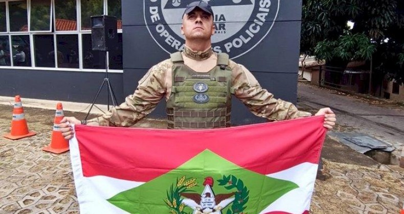 Policial catarinense é 1º colocado em curso antibombas em Minas Gerais.