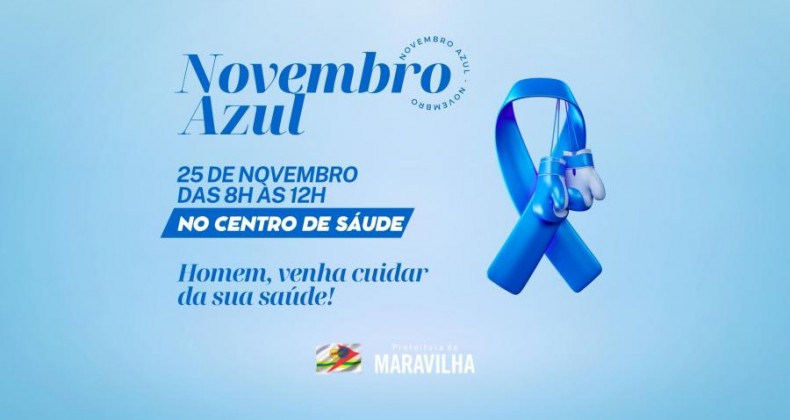 Secretaria de Saúde programa evento da campanha Novembro Azul.
