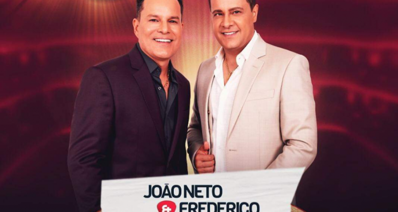 Show com João Neto e Frederico acontece na próxima sexta em Modelo.