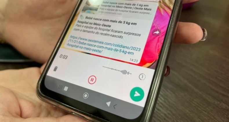 WhatsApp libera ferramenta de áudio com visualização única.