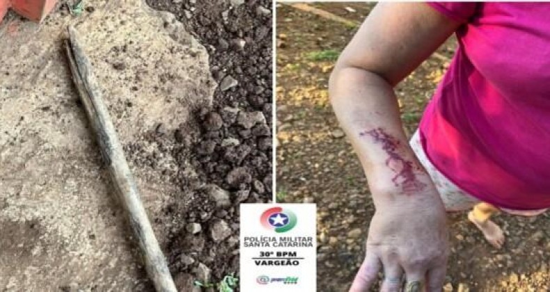Homem é preso após agredir esposa no Oeste de SC.