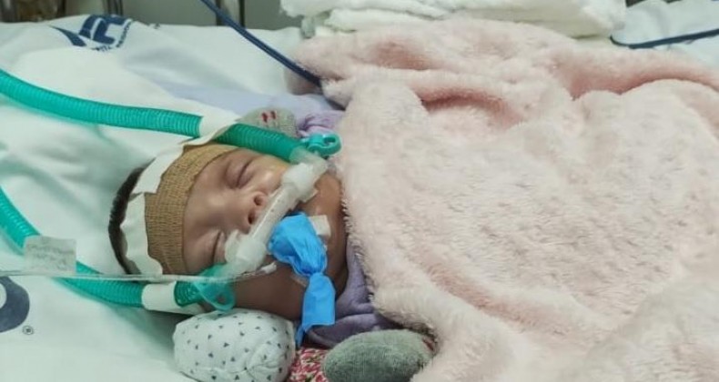 Família consegue vaga na UTI em Lages para criança de 7 meses.