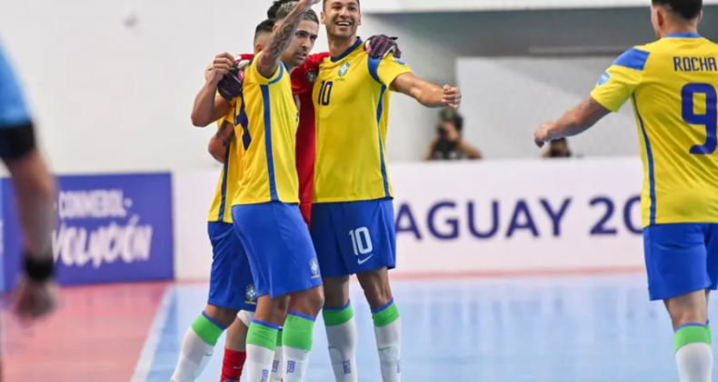 Brasil e Argentina farão a final da Copa América de Futsal.