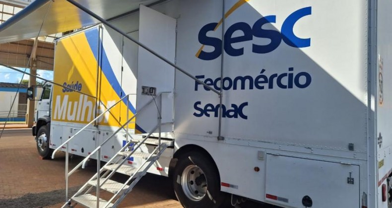 Caminhão do Sesc Saúde Mulher inaugura na próxima semana em Maravilha.