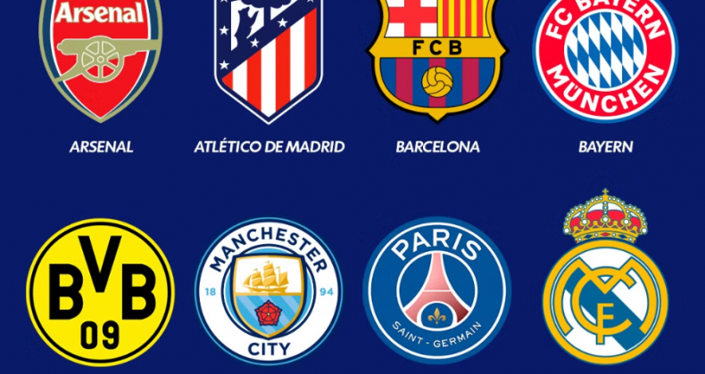 Definidos os duelos das quartas de final da Champions.