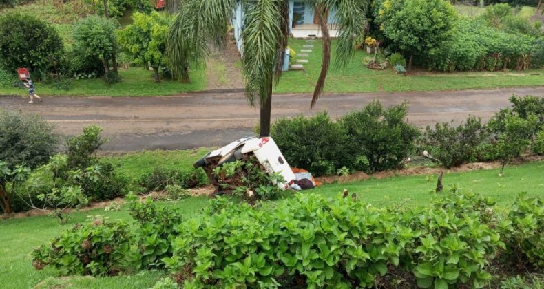 Em menos de 1 hora três acidentes são registrados na BR 282