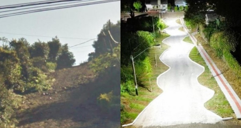 Município do Oeste tem Rua Torta inspirada em cidade turística do RS.