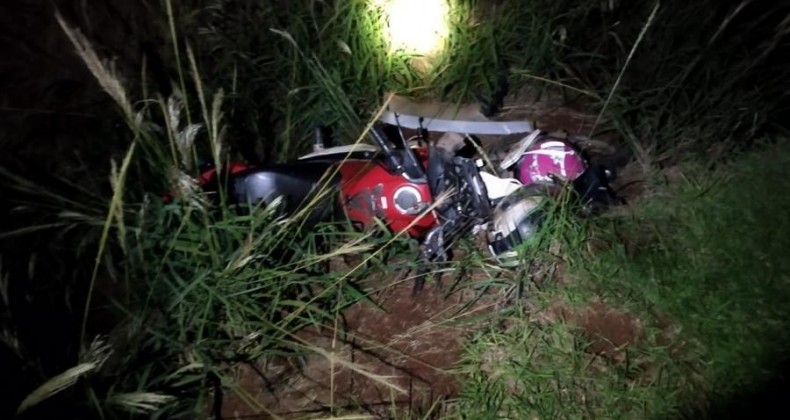 Acidente entre carro e moto é registrado na BR282 em Nova Erechim.