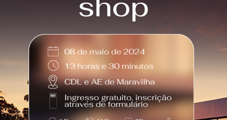 CDL e Associação Empresarial de Maravilha anunciam eventos para maio.