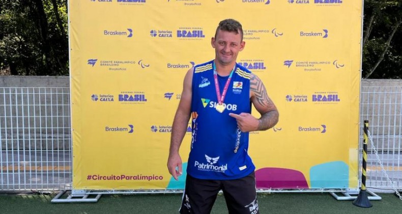 Leandro Cybulski conquista Medalha de Ouro na 1ª Fase do Nacional Paralímpico em São Paulo