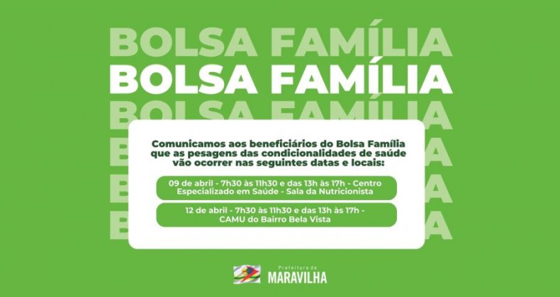 Secretaria Municipal de Saúde realiza pesagem referente ao Bolsa Família 2024.