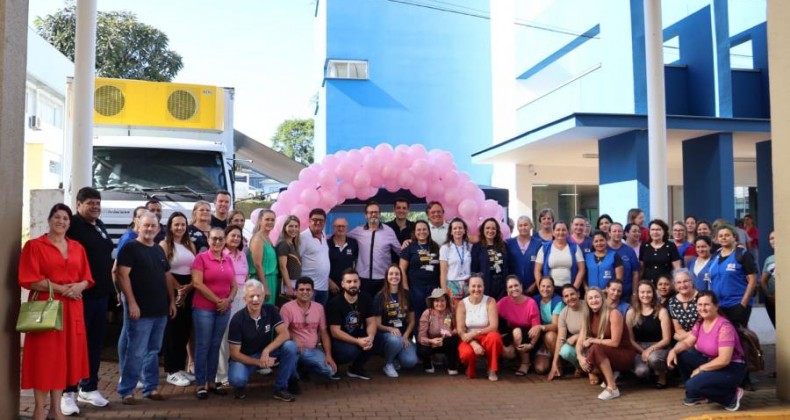 Unidade Móvel SESC Saúde da Mulher é inaugurada em Maravilha.