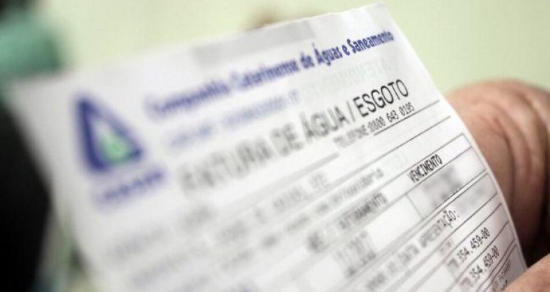 Contas de água vão aumentar 16% a partir de junho em SC.