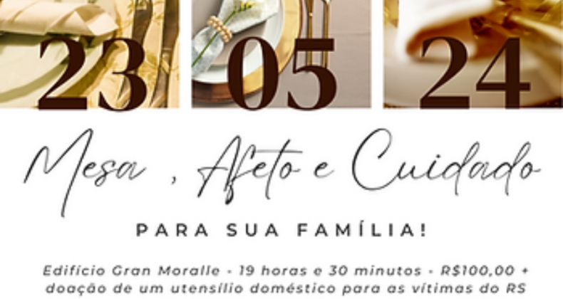 Núcleo de Casa e Decoração promove evento de Mesa Posta em Maravilha.