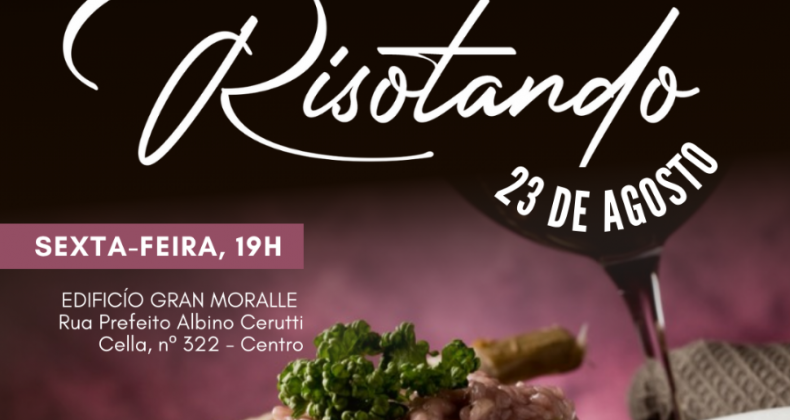 Núcleo da Saúde apresenta 1ª edição do evento “Risotando”