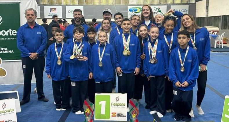 Itajaí conquista a medalha de ouro na Ginástica Artística da Olesc 2024