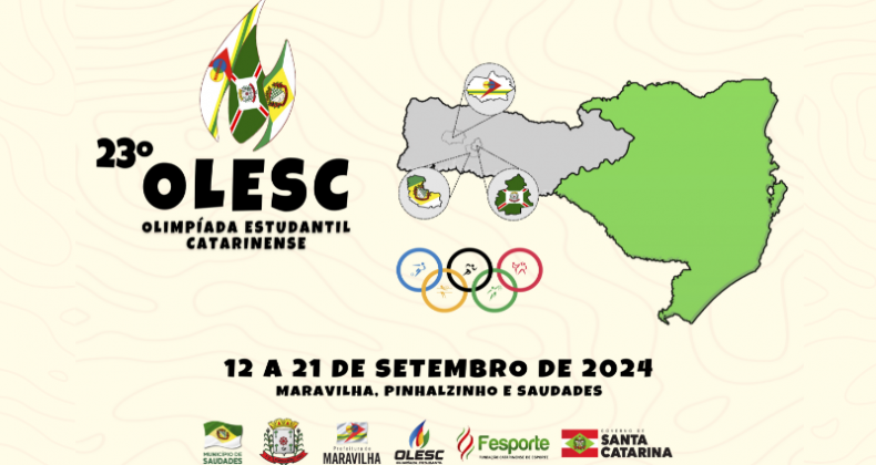 Pinhalzinho, Maravilha e Saudades recebem 5 mil atletas na Olesc 2024
