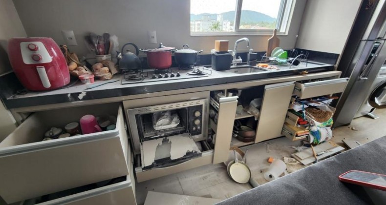 Explosão em apartamento deixa duas pessoas com queimaduras no Natal