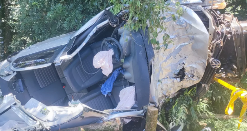 Mulher morre em acidente na BR-282, em Maravilha