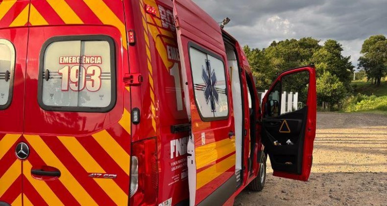 Trabalhador é atingido por bloco de concreto de 450 kg no Oeste