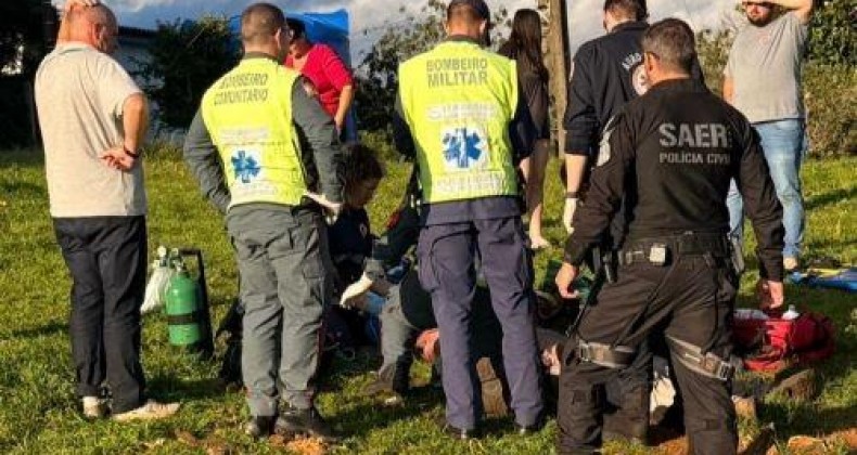 Homem morre após levar choque elétrico no Oeste de SC